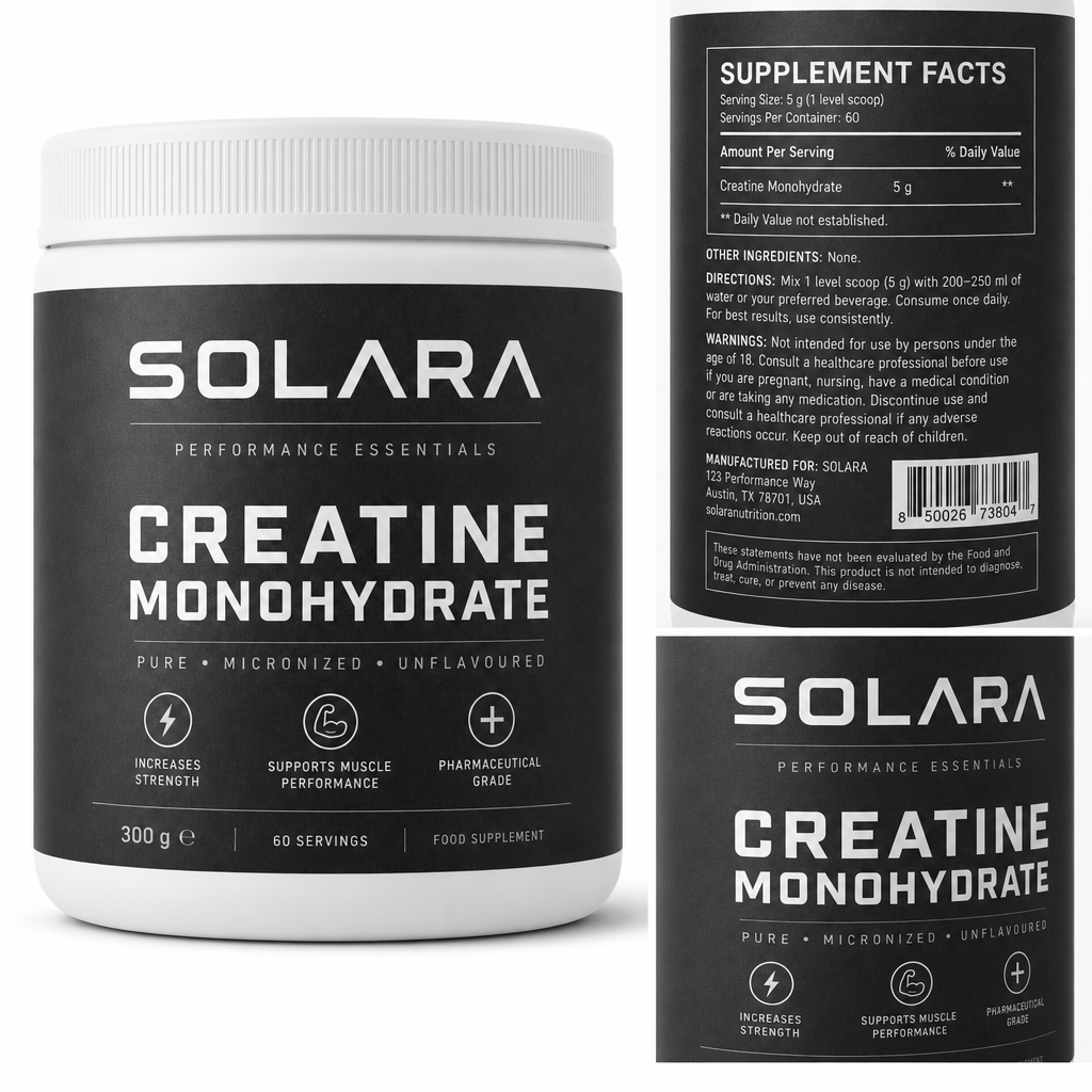 CREATINE MONOHYDRATE — Label detail