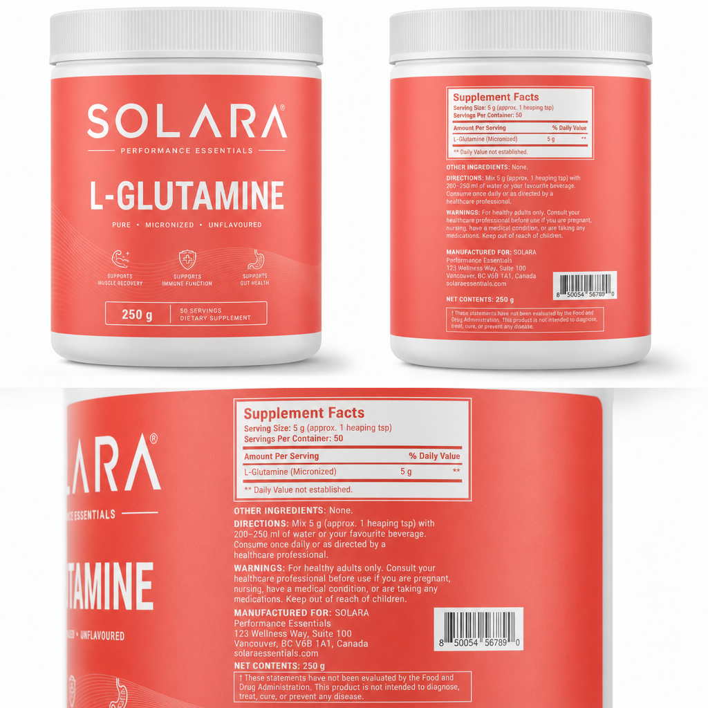 L-GLUTAMINE — Label detail