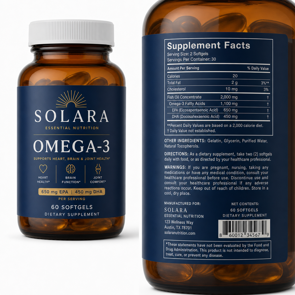 OMEGA-3 — Label detail